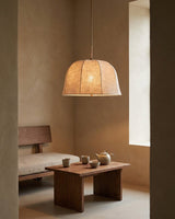 Elvoro Curated Iron & Glass Pendant Light – spatial dining room perspective