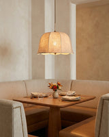 Elvoro Curated Iron & Glass Pendant Light – full fixture elevation view