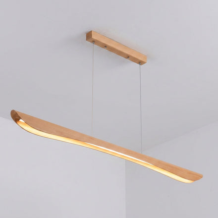 Elyndor Arc Curated Solid Hardwood Chandelier
