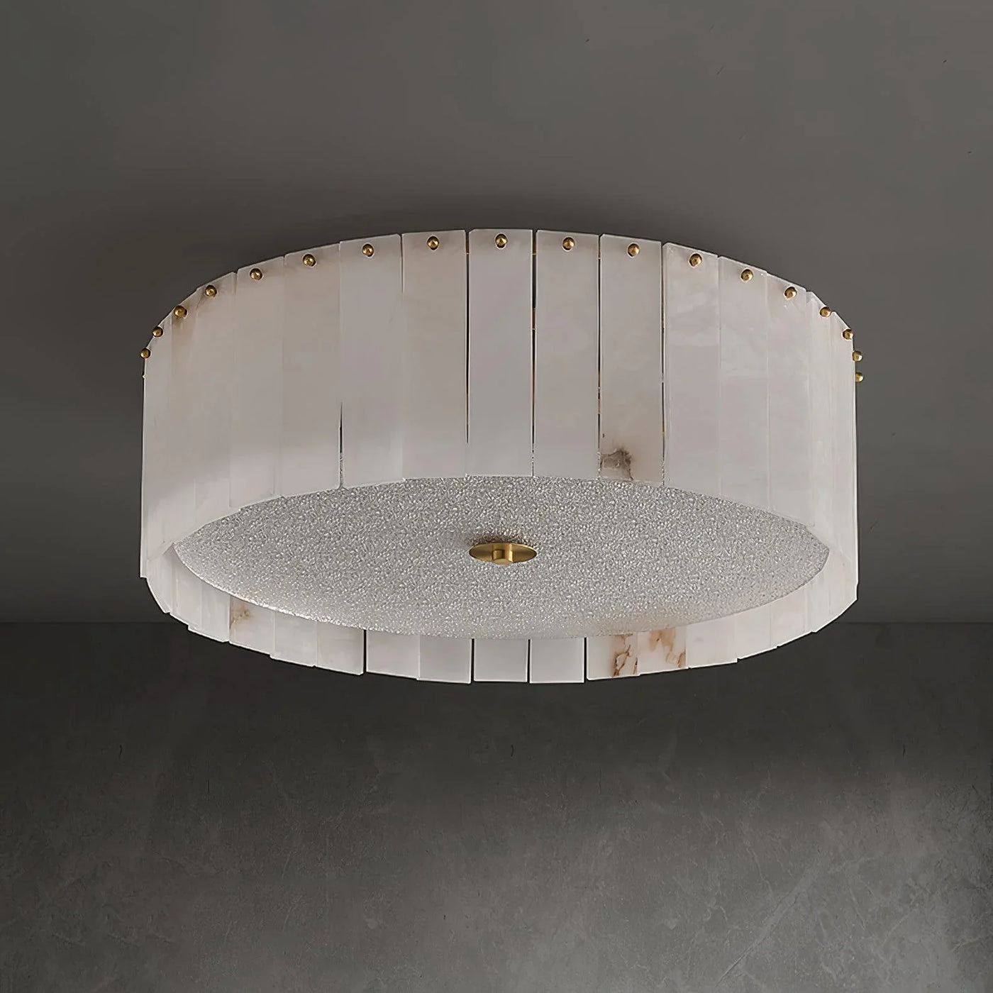 Ceiling Light View 12 | Luxury Marble & Solid Brass Flush Mount Ceiling Light | Minimalist Designer Cloud Ceiling Lamp | JINSHE Elysian | JINSHE