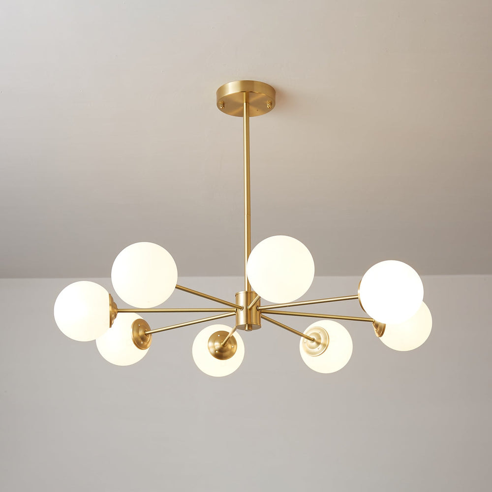 Elysium Curated Mouth-Blown Frosted Glass Chande