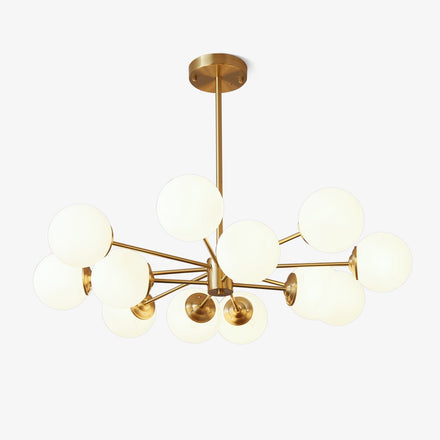 Elysium Curated Mouth-Blown Frosted Glass Chande