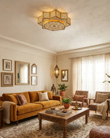 Modern Elzara Flush Mount – Ambient Illumination in Luxury Interior Setting View 4