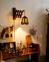 Emberfold Curated Mouth-Blown Frosted Glass Wall – illuminated warm ambiance setting