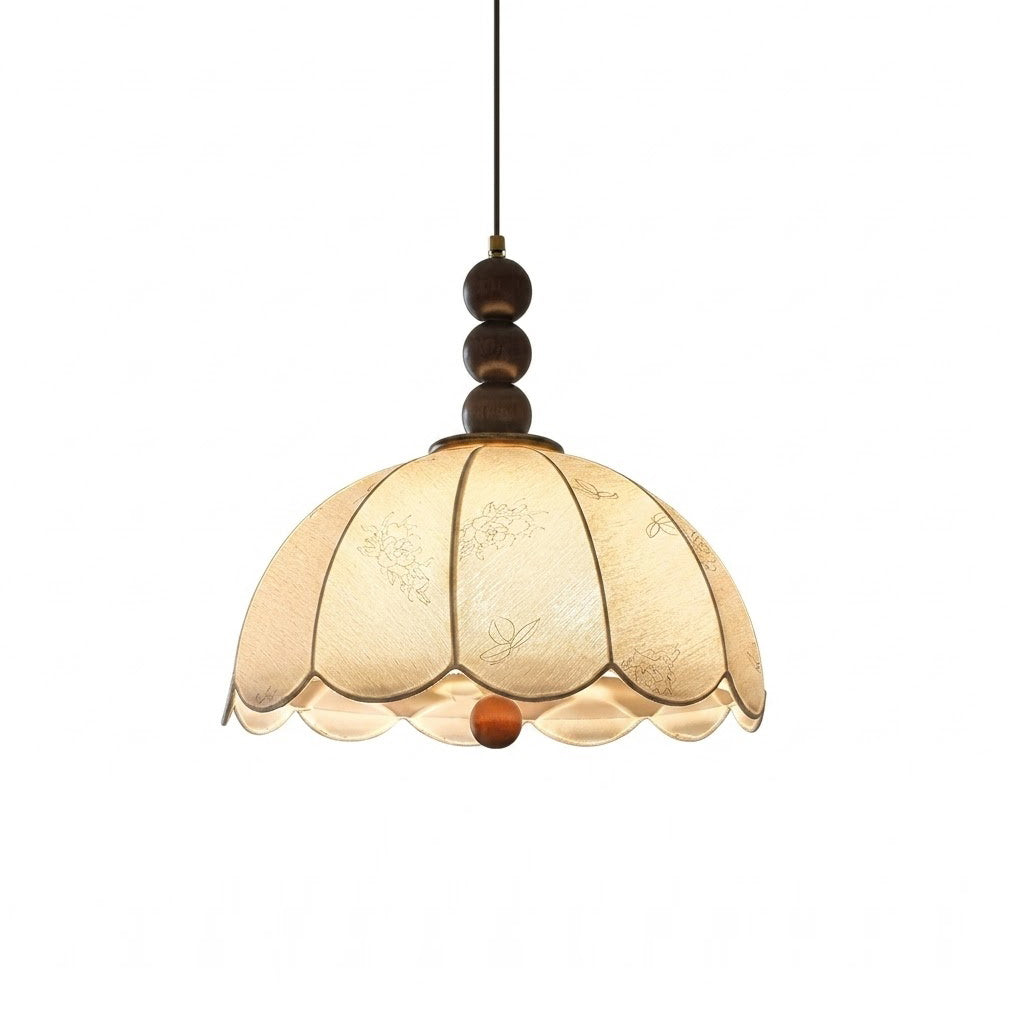 Embrelle Curated Solid Hardwood Pendant Light – Model A Dia 45cm x H 40cm  ∅ 17.7 x H 15 finish configuration