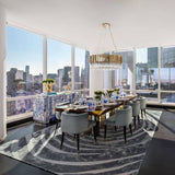 Empire Curated K9 Bohemian Crystal Chandelier – structural canopy joint detail