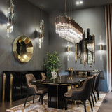 Empire Curated K9 Bohemian Crystal Chandelier – ∅ 23.6 x H 13.8  Dia 60cm x H 35cm finish configuration