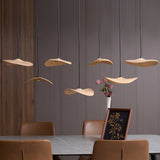 Empty Leaf Curated Solid Hardwood Chandelier – structural canopy joint detail