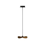 Empty Leaf Curated Solid Hardwood Chandelier – architectural ceiling profile #1