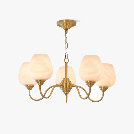 Endon Alton Curated Mouth-Blown Frosted Glass Ch
