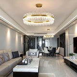 Enos Crystal Curated K9 Bohemian Crystal Chandel – spatial dining room perspective