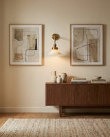 Equinox Alabaster Curated Alabaster Wall Sconce – unlit natural material contrast