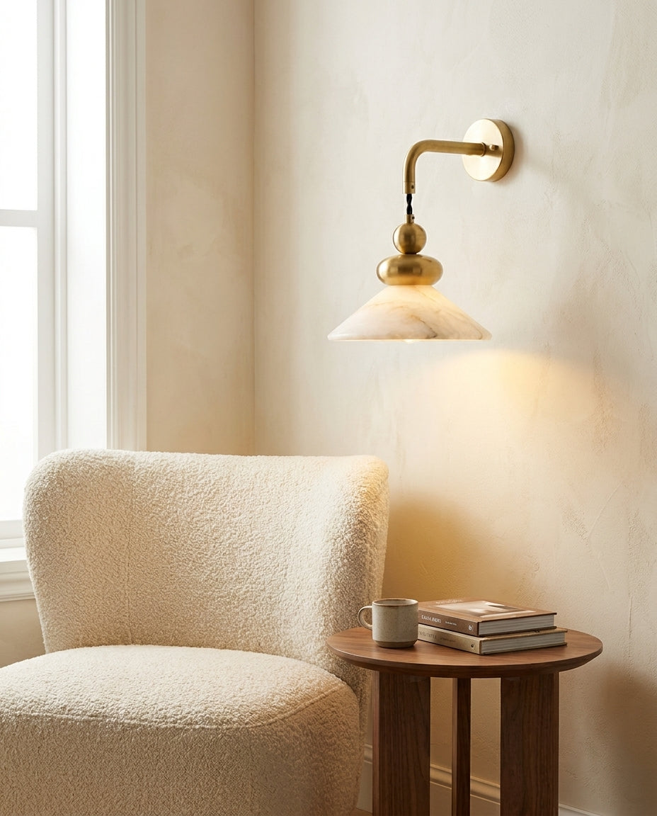 Equinox Alabaster Curated Alabaster Wall Sconce – architectural ceiling profile