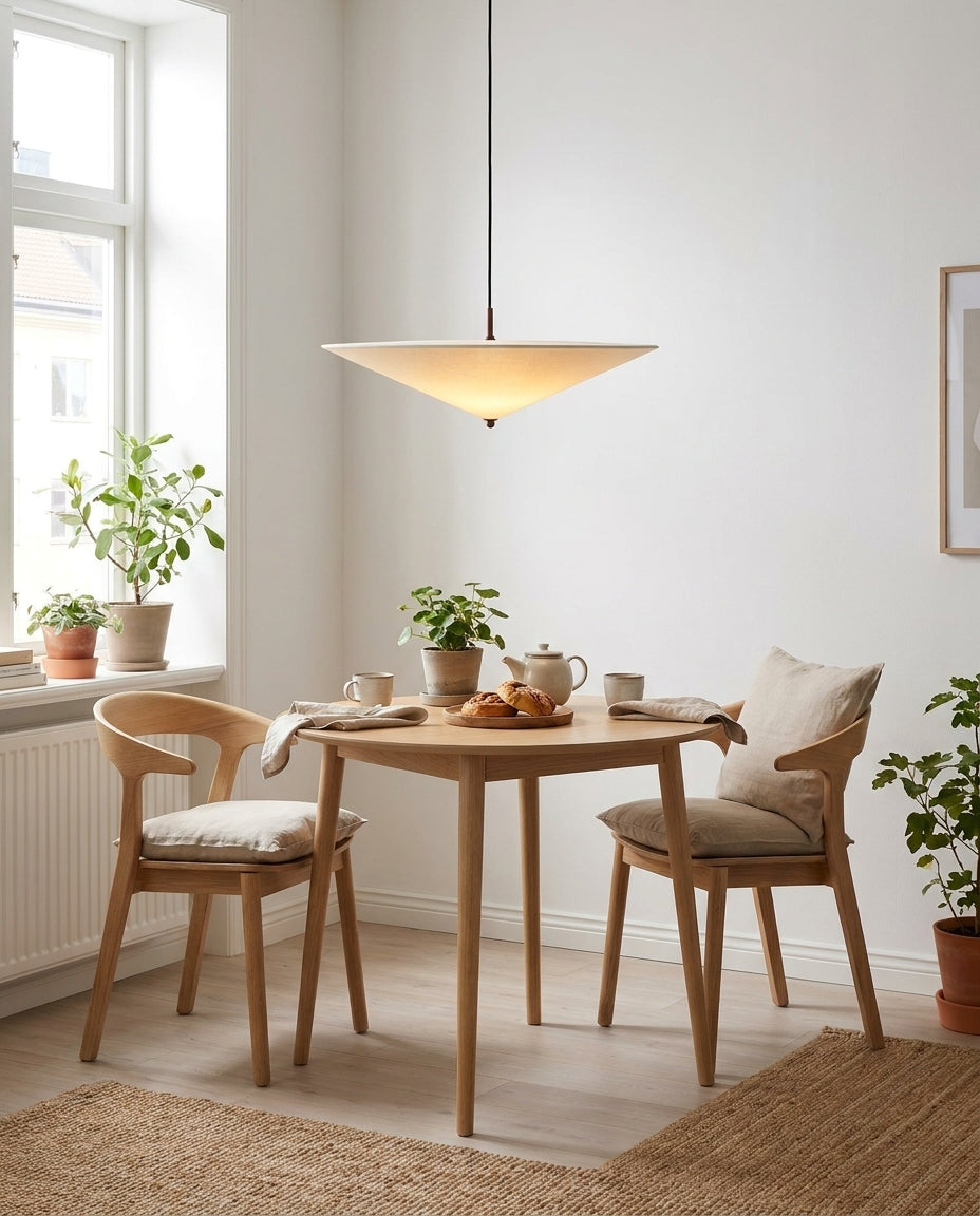 Iron & Glass craftsmanship detail on Eryvon Curated Iron & Glass Pendant Light