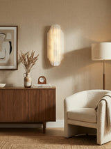 Spanish Alabaster Wall Lamp View 5 | Estelle Alabaster Wall Lamp | JINSHE | JINSHE
