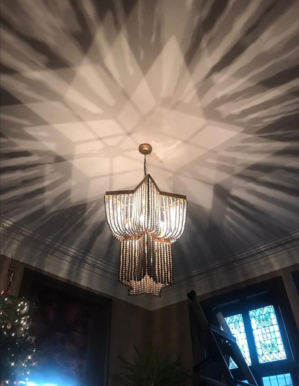 Estrella Curated Iron & Glass Chandelier