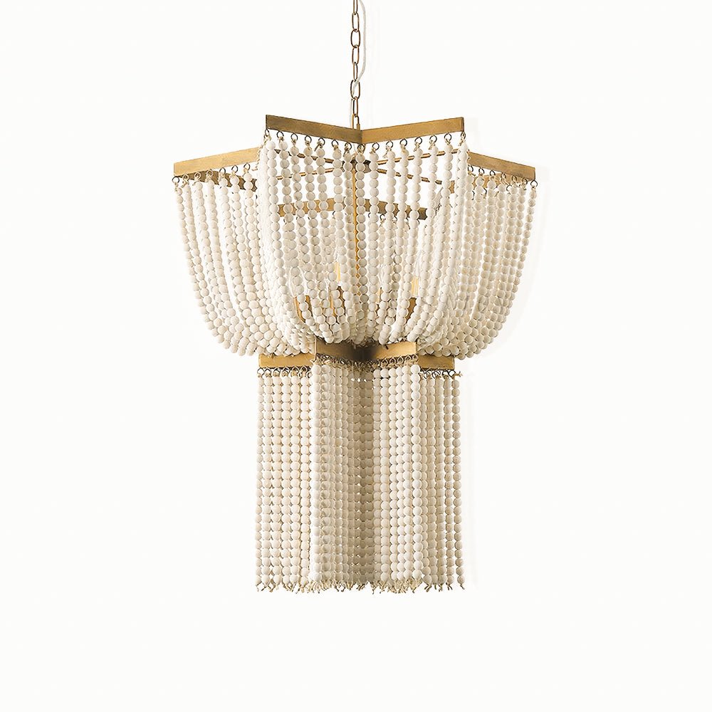 Estrella Curated Iron & Glass Chandelier – Φ 24 x H 31.9  Dia 61cm x H 81cm finish configuration