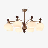 Ethereal Orbit Curated Mouth-Blown Frosted Glass – Mouth-Blown Frosted Glass Chandelier