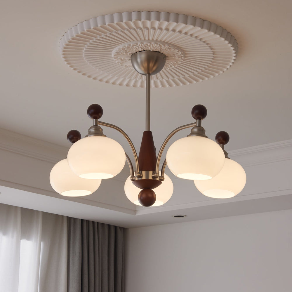 Ethereal Orbit Curated Mouth-Blown Frosted Glass