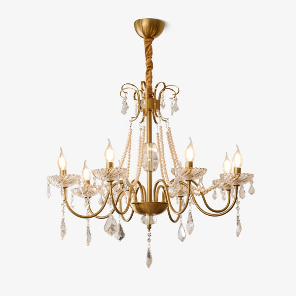 Evaria Crystal Pearl Curated Mouth-Blown Frosted