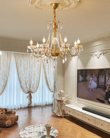 Mouth-Blown Frosted Glass craftsmanship detail on Evaria Crystal Pearl Curated Mouth-Blown Frosted
