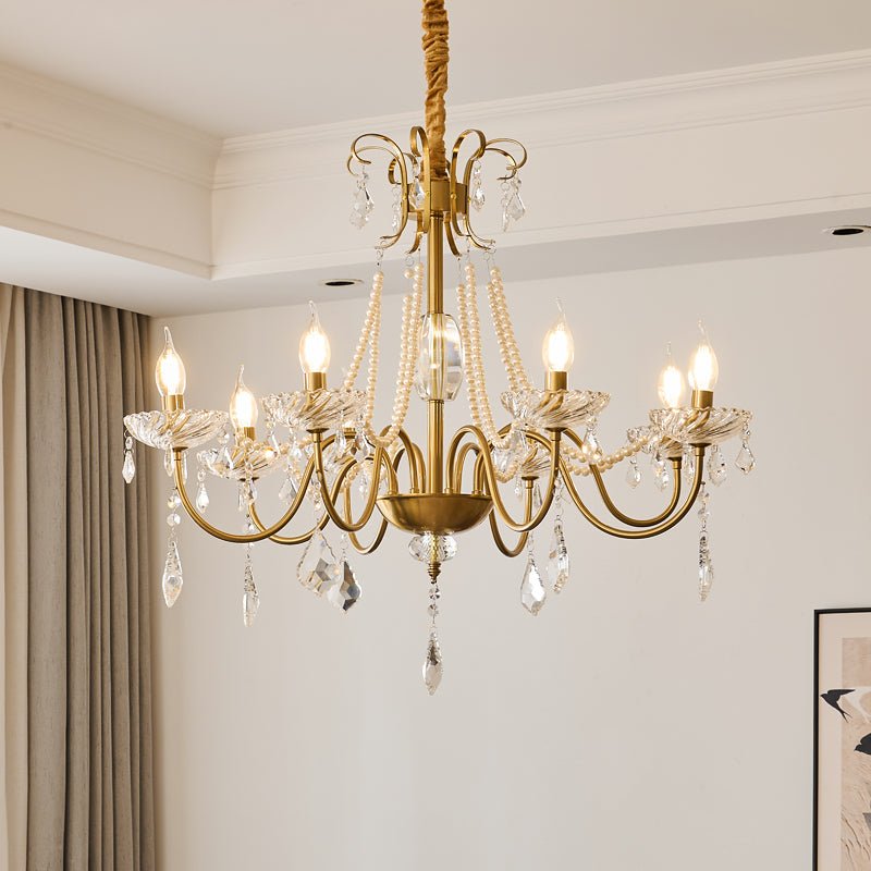Evaria Crystal Pearl Curated Mouth-Blown Frosted – unlit natural material contrast