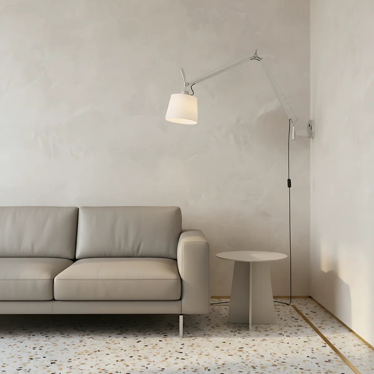 Fabric Swing Amm Wall Sconce | Artisan Material | JINSHE