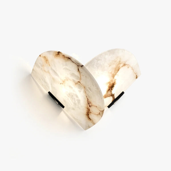 Fan Alabaster Wall Lamp