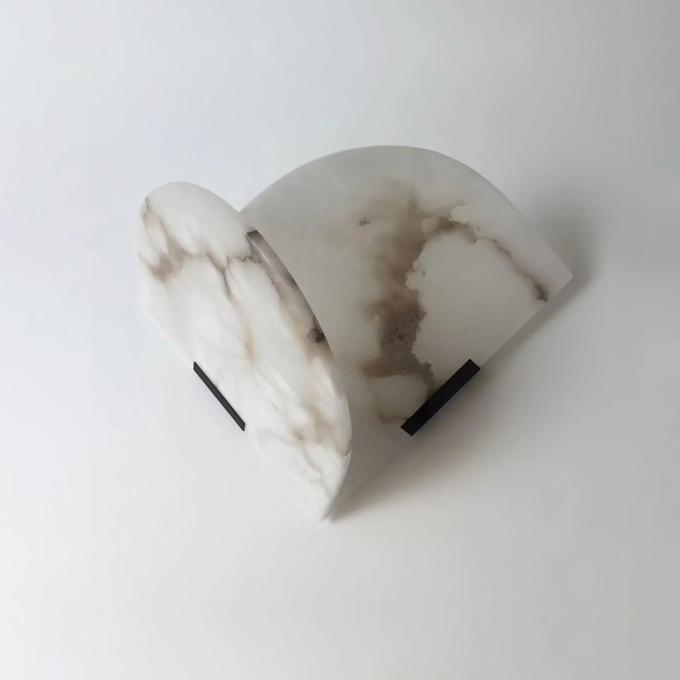 JINSHE Fan Shaped Alabaster Wall Sconce Wall Lamp - product image