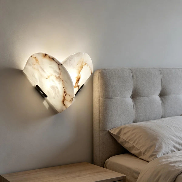 Fan Alabaster Wall Lamp