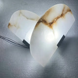JINSHE Fan Shaped Alabaster Wall Sconce Wall Lamp - product image