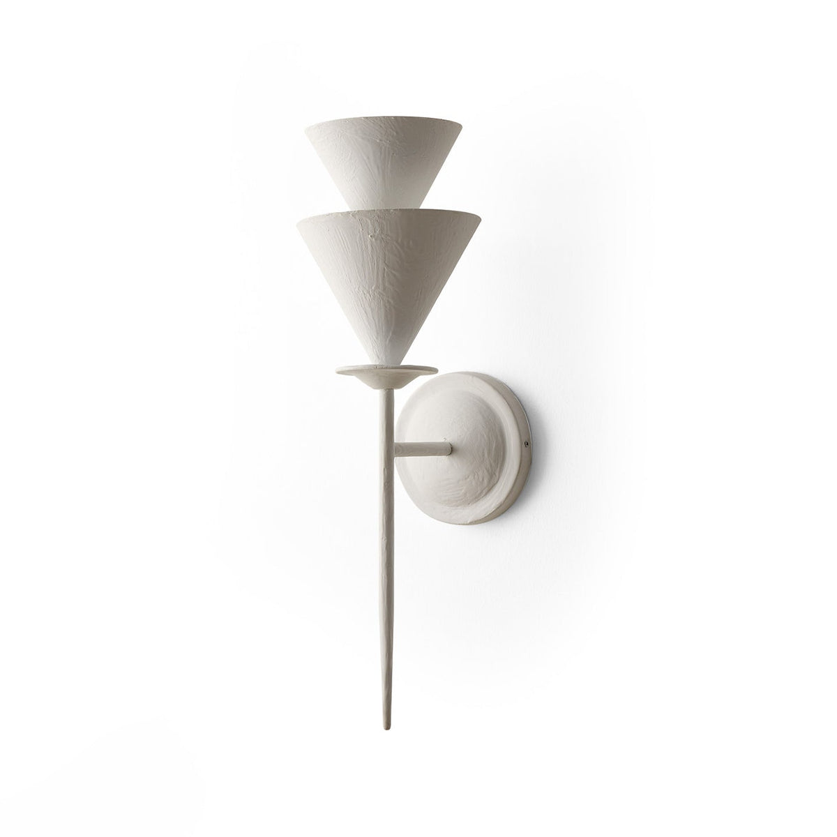Fanoria Curated Iron & Glass Wall Sconce – W 18cm x H 58cm  W 7 x H 22.8 finish configuration