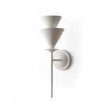 Fanoria Curated Iron & Glass Wall Sconce – W 18cm x H 58cm  W 7 x H 22.8 finish configuration