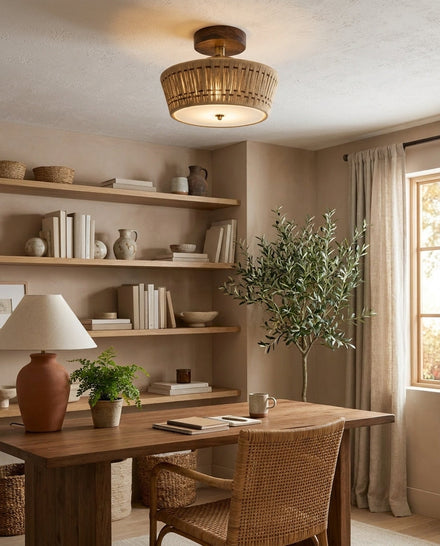 Fielden Curated Mouth-Blown Frosted Glass Flush