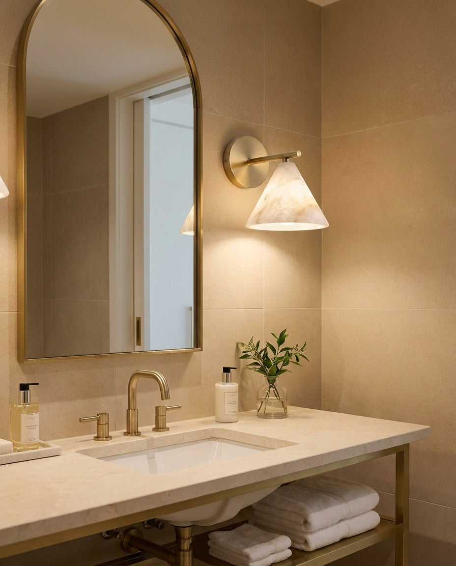 Finley Alabaster Curated Alabaster Wall Sconce