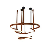 Finopi Curated Iron & Glass Chandelier – handcrafted surface texture #1