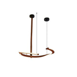 Finopi Curated Iron & Glass Chandelier – architectural ceiling profile #1