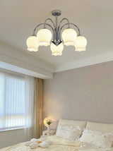 Floral Glass Curated Mouth-Blown Frosted Glass C – architectural ceiling profile