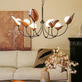 Mouth-Blown Frosted Glass craftsmanship detail on Florea Bloom Curated Mouth-Blown Frosted Glass C