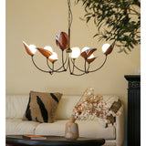 Florea Bloom Curated Mouth-Blown Frosted Glass C – unlit natural material contrast