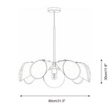 Florello Curated Mouth-Blown Frosted Glass Penda – architectural ceiling profile