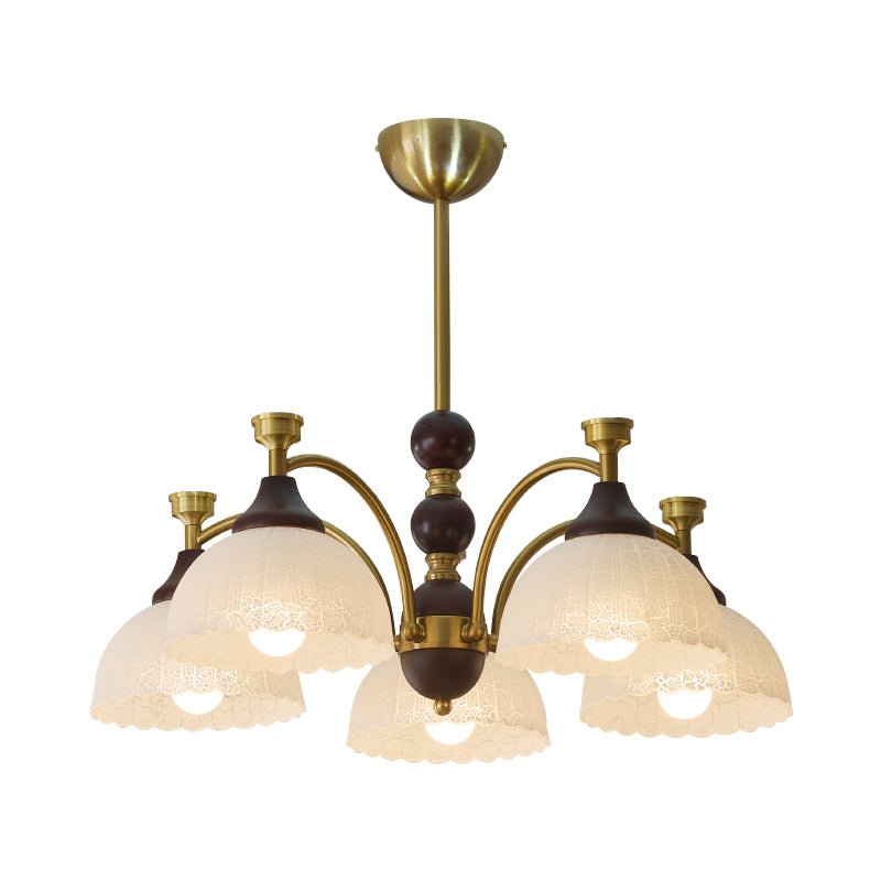 Florentia Curated Mouth-Blown Frosted Glass Chan – architectural ceiling profile #1