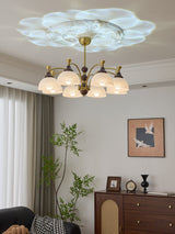 Florentia Curated Mouth-Blown Frosted Glass Chan – dimensional scale reference