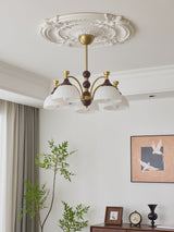 Florentia Curated Mouth-Blown Frosted Glass Chan – structural canopy joint detail