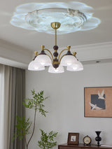 Florentia Curated Mouth-Blown Frosted Glass Chan – unlit natural material contrast