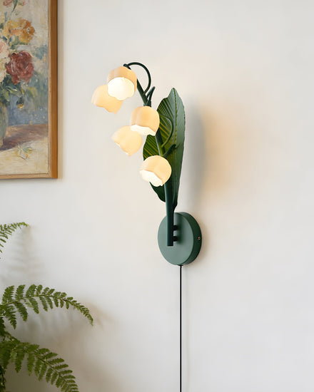 Florisse Curated Iron & Glass Wall Sconce