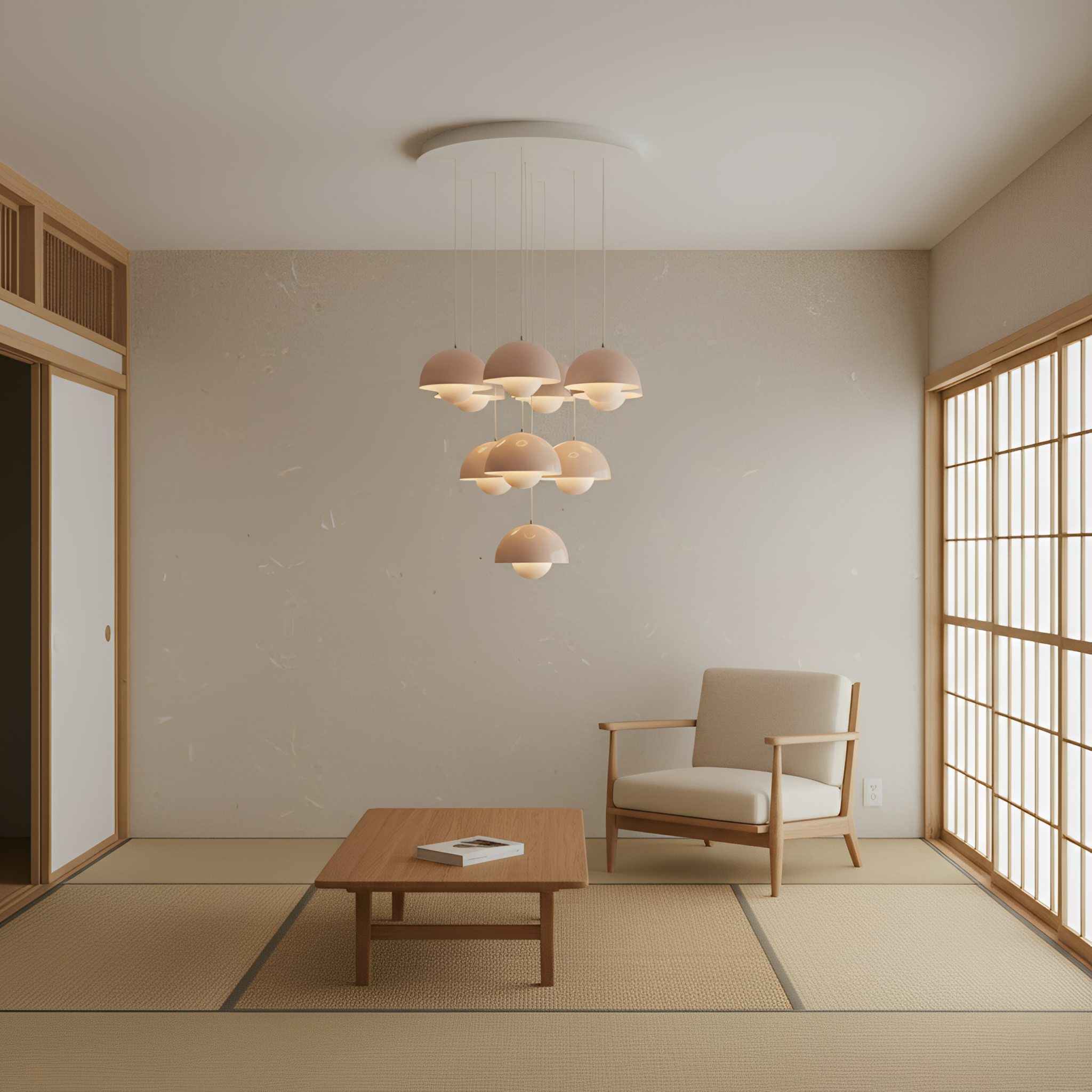Flowerpot Chandelier by Verner Panton Inspired | Spun Steel | JINSHE