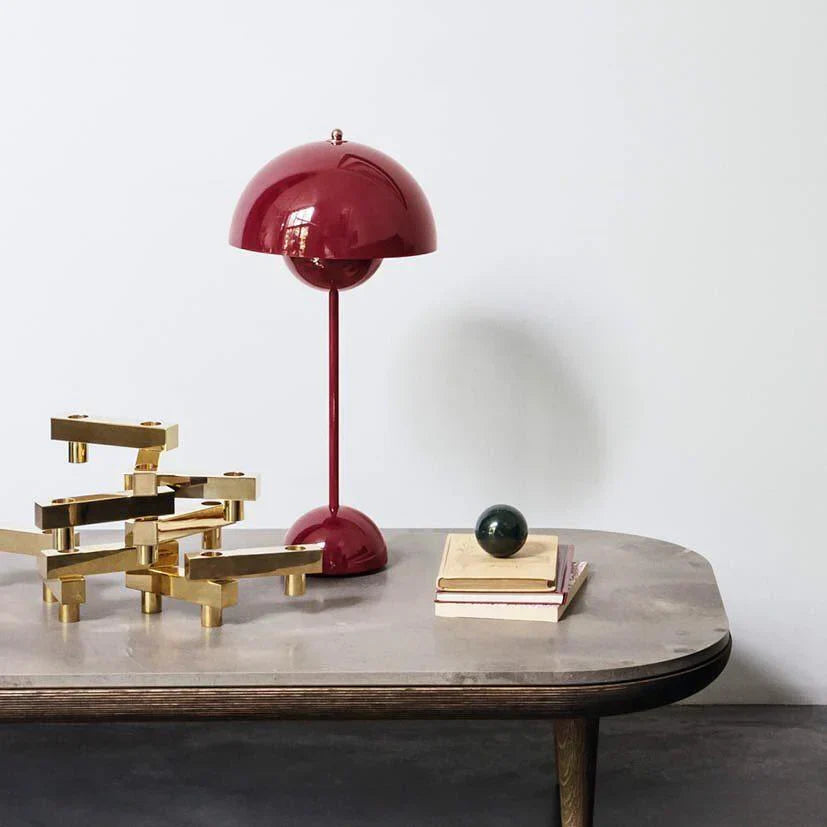 Flowerpot Vp3 Table Lamp by Verner Panton Inspired | Spun Steel | JINSHE