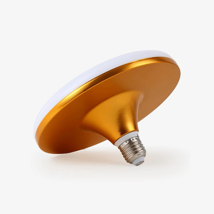Flying Saucer Curated Iron & Glass Table Lamp