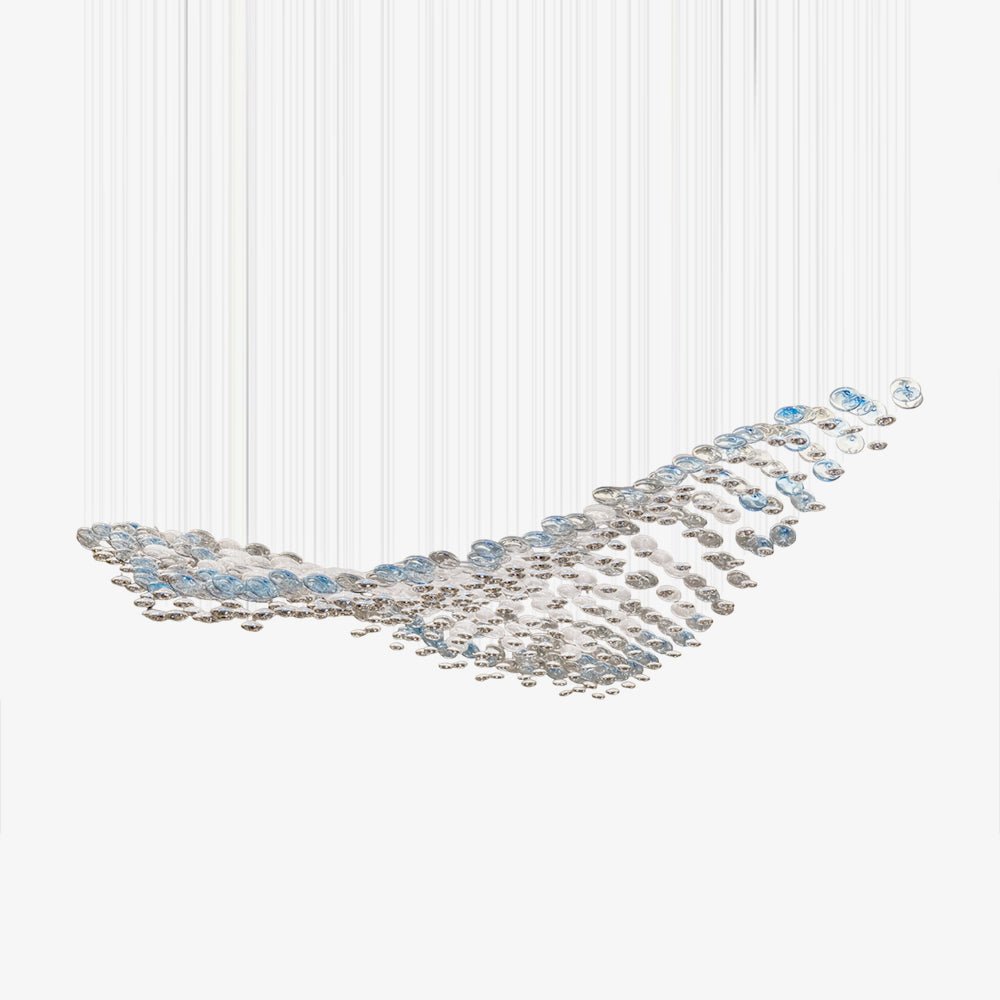 The Flying Surge Led Chandelier – Handcrafted Architectural Luxury Lighting Fixture